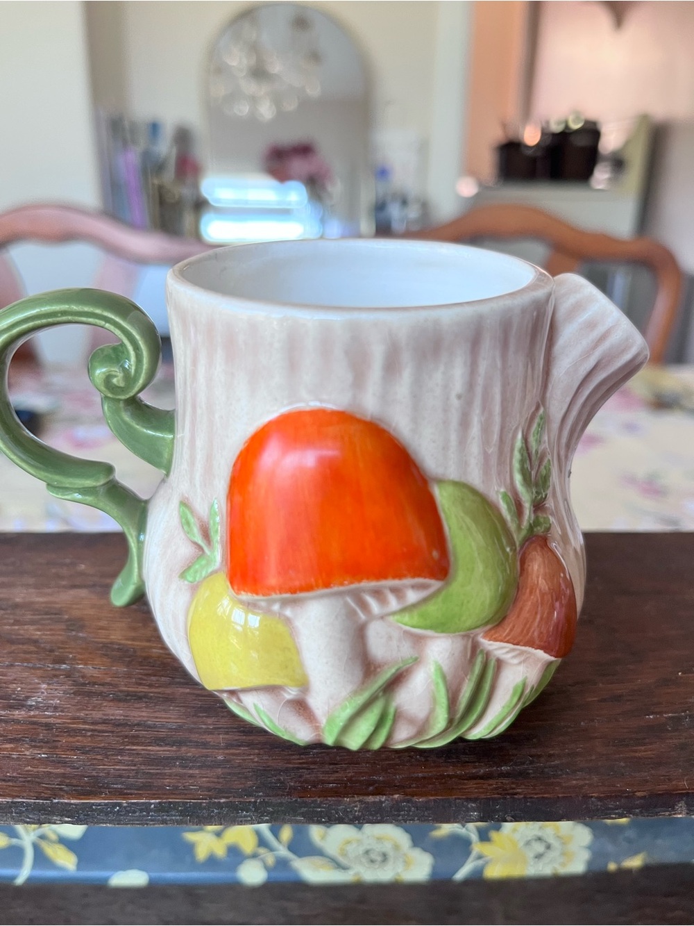 70s Ceramic Mushroom Creamer